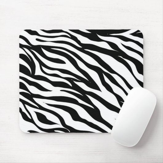 Zebra Stripes Mousepad (Mit Mouse)