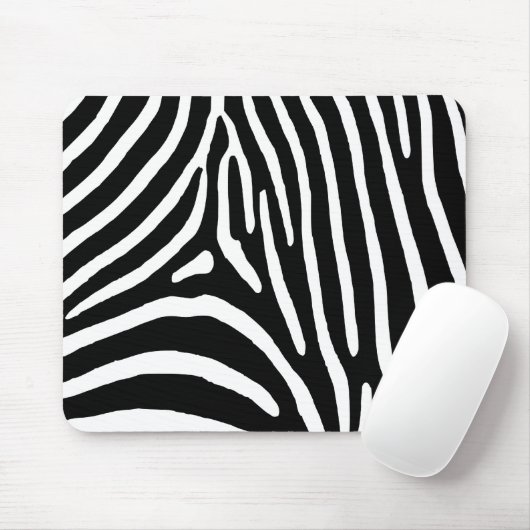 Zebra Stripes Mousepad (Mit Mouse)