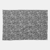 Zebra Stripes Muster Geschirrtuch (Horizontal)