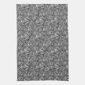 Zebra Stripes Muster Geschirrtuch (Vertikal)