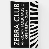 Zebra stripes Muster + Ihr Hintergrund u. Ideen Banner (Vertikal)