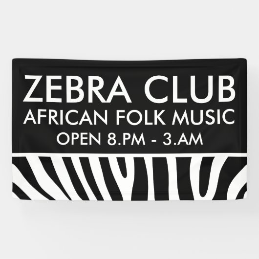 Zebra stripes Muster + Ihr Hintergrund u. Ideen Banner (Horizontal)