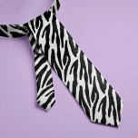 Zebra Stripes Muster Krawatte<br><div class="desc">Zebra Print Custom Krawatte</div>