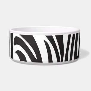 Zebra Stripes Muster-modischen Entwurf Napf
