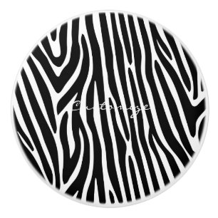 Zebra Stripes Muster Thunder_Cove Keramikknauf