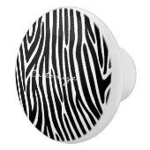 Zebra Stripes Muster Thunder_Cove Keramikknauf (Rechts)