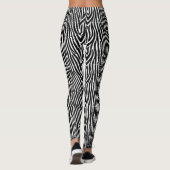 Zebra Stripes Muster Thunder_Cove Leggings (Rückseite)