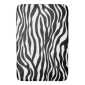 Zebra stripes Musterschwarzes u. -WEISS + Ihre Badematte (Vorderseite Vertikal)