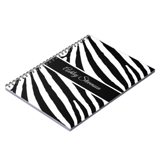 Zebra Stripes Notizblock (Linke Seite)