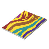 Zebra Stripes Notizblock (Rotiert)