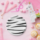 Zebra Stripes Pappteller (Party)