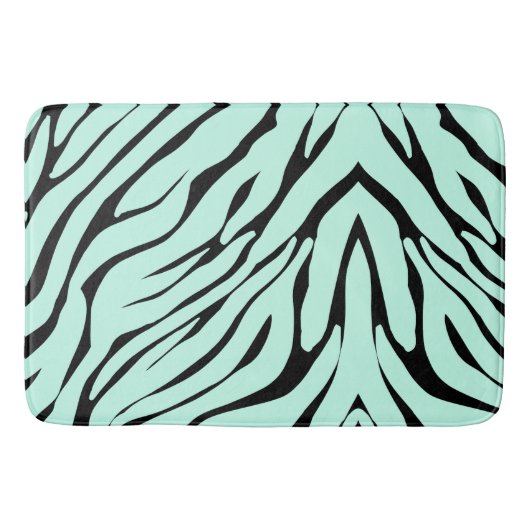 Zebra Stripes Pattern Badematte (Vorderseite)