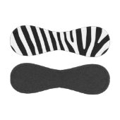 Zebra stripes pattern black & white + your ideas baseball (Paneele)