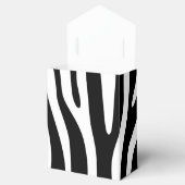 Zebra stripes pattern black & white + your ideas geschenkschachtel (Geöffnet)