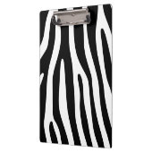 Zebra stripes pattern black & white + your ideas klemmbrett (Links)