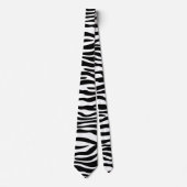 Zebra stripes pattern black & white + your ideas krawatte (Vorderseite)