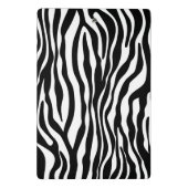 Zebra stripes pattern black & white + your ideas mini klemmbrett (Rückseite)