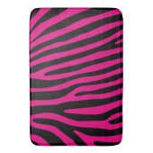 Zebra stripes pattern + your background & ideas badematte (Vorderseite Vertikal)