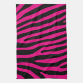 Zebra stripes pattern + your background & ideas geschirrtuch (Vertikal)