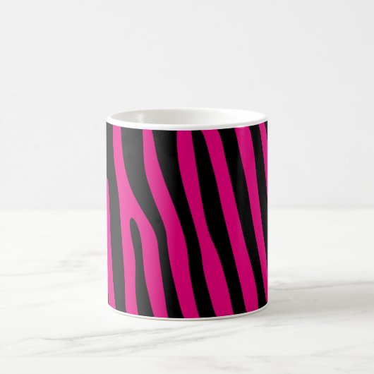 Zebra stripes pattern + your background & ideas kaffeetasse (Mittel)