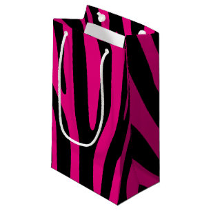 Zebra stripes pattern + your background & ideas kleine geschenktüte