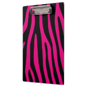 Zebra stripes pattern + your background & ideas klemmbrett (Links)