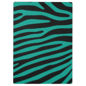 Zebra stripes pattern + your background & ideas klemmbrett (Rückseite)