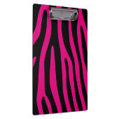Zebra stripes pattern + your background & ideas klemmbrett (Rechts)