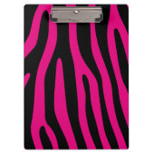 Zebra stripes pattern + your background & ideas klemmbrett (Vorderseite)
