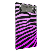 Zebra stripes pattern + your background & ideas mini klemmbrett (Schrägansicht)