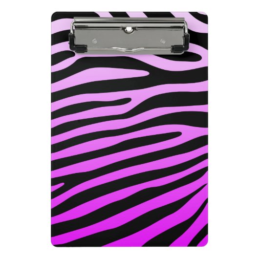 Zebra stripes pattern + your background & ideas mini klemmbrett (Vorderseite)
