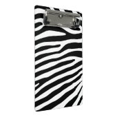 Zebra stripes pattern + your background & ideas mini klemmbrett (Schrägansicht)