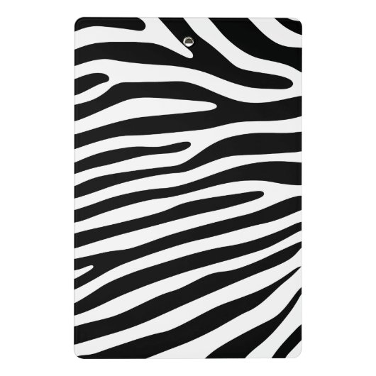 Zebra stripes pattern + your background & ideas mini klemmbrett (Rückseite)