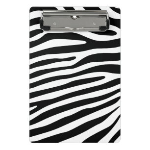 Zebra stripes pattern + your background & ideas mini klemmbrett