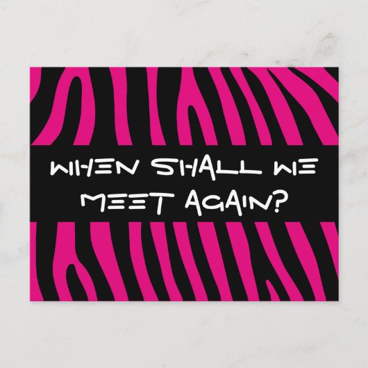 Zebra stripes pattern + your background & ideas postkarte (Vorderseite)