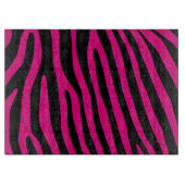 Zebra stripes pattern + your background & ideas schneidebrett (Vorderseite)
