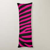 Zebra stripes pattern + your background & ideas seitenschläferkissen (Rückseite (Vertikal))