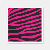 Zebra stripes pattern + your background & ideas serviette (Vorderseite)