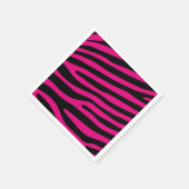 Zebra stripes pattern + your background & ideas serviette (Ecke)