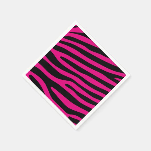 Zebra stripes pattern + your background & ideas serviette (Ecke)