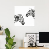 Zebra Stripes Poster (Heimbüro)
