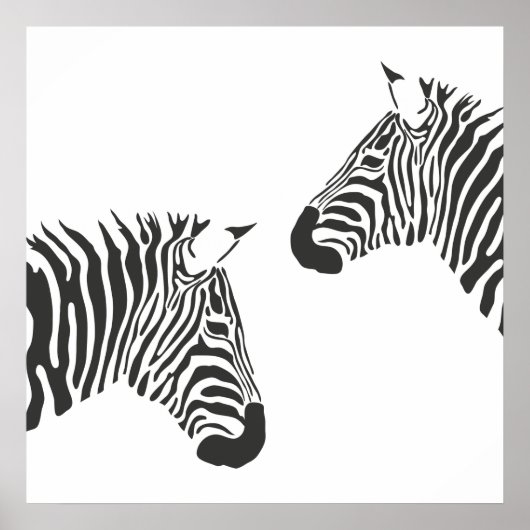 Zebra Stripes Poster (Vorne)