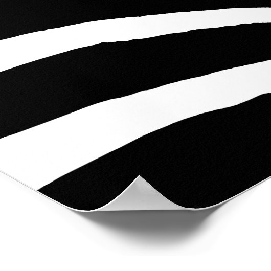 Zebra Stripes Poster (Ecke)