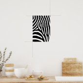 Zebra Stripes Poster (Küche)