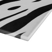 Zebra Stripes Schneidebrett (Ecke)