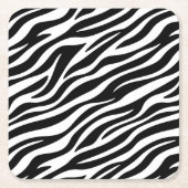 Zebra Stripes Seamless Pattern Animal Print-60492 Rechteckiger Pappuntersetzer (Vorderseite)