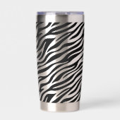 Zebra Stripes Seamless Pattern Animal Print-60492 Thermobecher (Vorderseite)