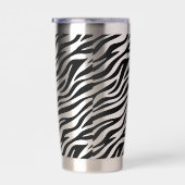 Zebra Stripes Seamless Pattern Animal Print-60492 Thermobecher (Rechts)