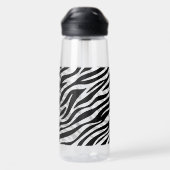 Zebra Stripes Seamless Pattern Animal Print-60492 Trinkflasche (Rückseite)