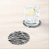Zebra Stripes Seamless Pattern Animal Print-60492 Untersetzer (Vor Ort)